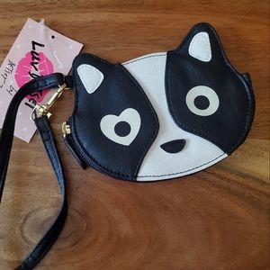Betsey Johnson Pup Wristlet Coin Purse